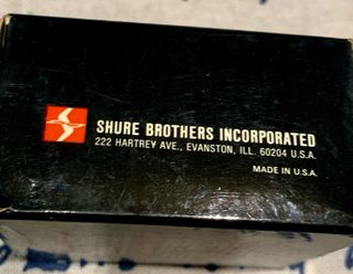 Capsula y Aguja Shure SC35C original USA VINTAGE