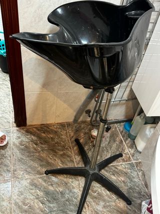 Lava cabezas peluquería negro