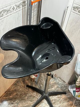 Lava cabezas peluquería negro