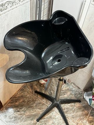 Lava cabezas peluquería negro