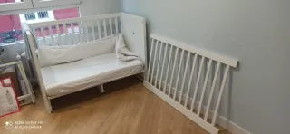 Cuna/Cama Evolutiva Ikea Stuva con cajones.