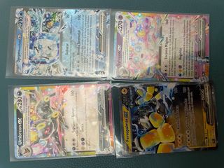 4 Cartas Pokémon EX Prismáticas
