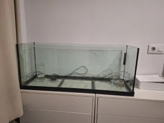 Acuario grande cristal negro