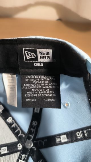 Gorra New Era NY Azul Claro