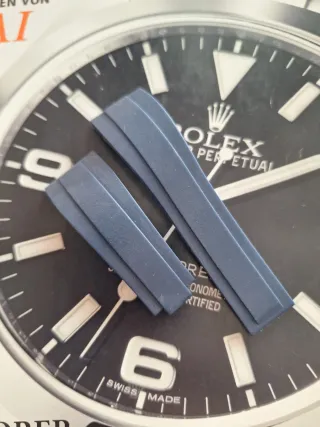 Para Daytona  correa Oysterflex 20mm azul