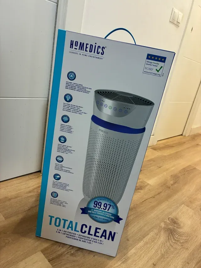 Novo Purificador 5 em 1 HoMedics Total Clean