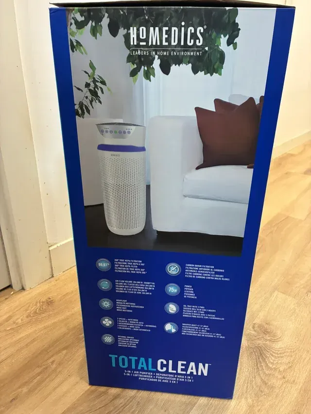 Nuovo purificatore 5 in 1 HoMedics Total Clean