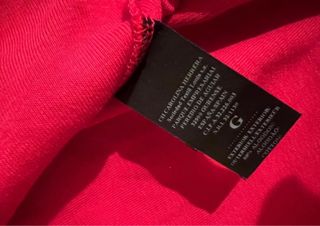 Polo  camisa Carolina Herrera Rojo