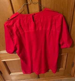 Polo  camisa Carolina Herrera Rojo