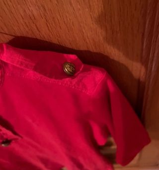 Polo  camisa Carolina Herrera Rojo