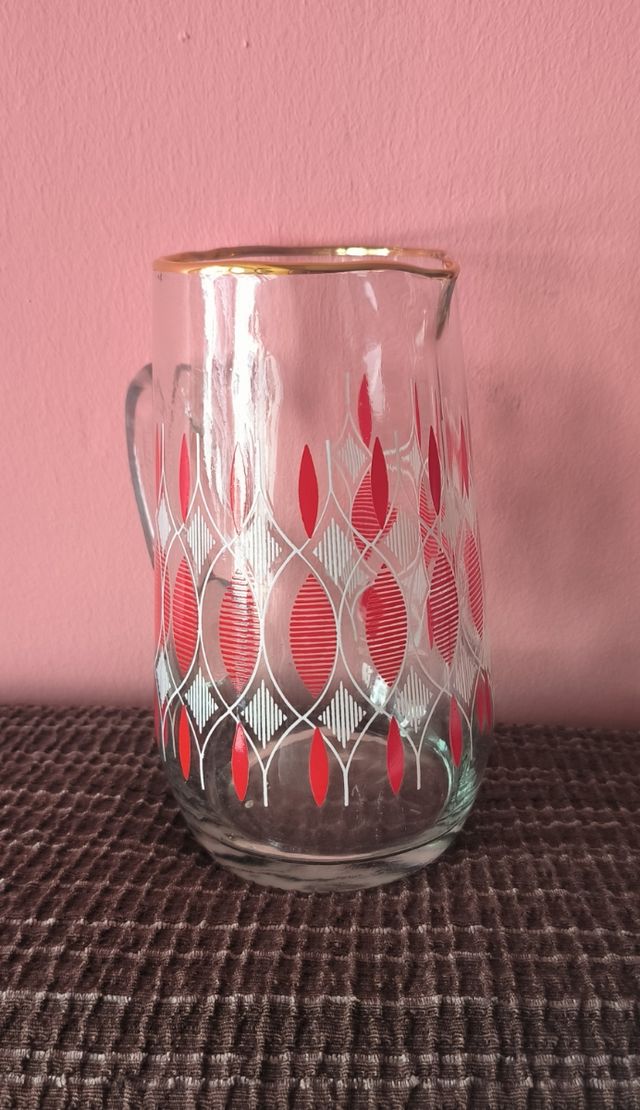 Vasos y jarra vintage años 60