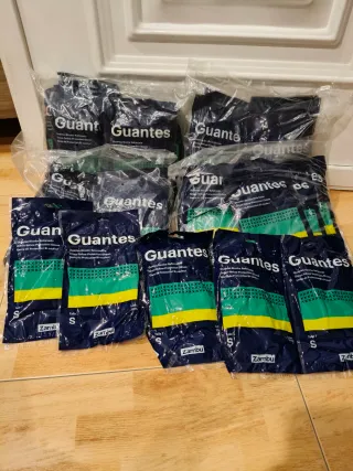 Lote 60 Guantes Látex Bicolor
