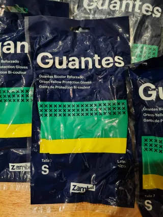 Lote 60 Guantes Látex Bicolor