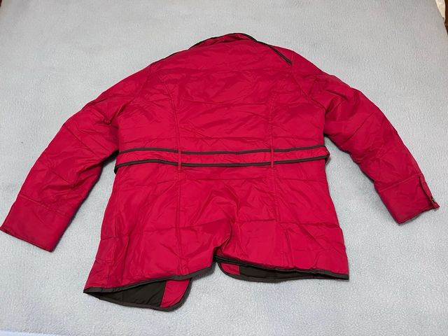 Abrigo Cortefiel Mujer Rojo