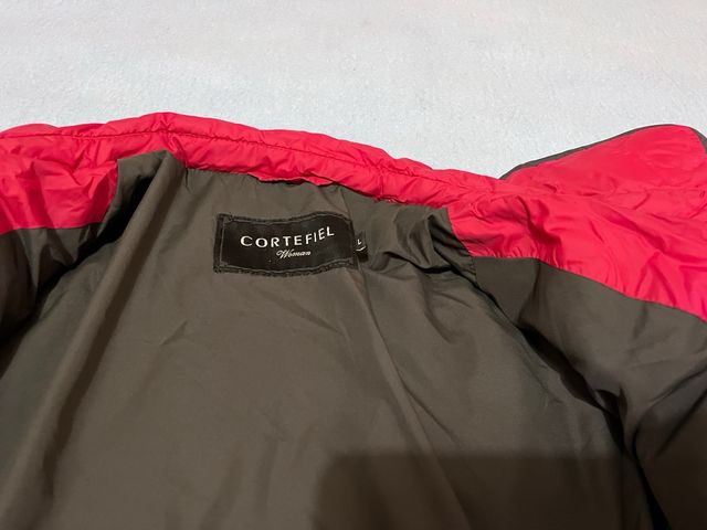 Abrigo Cortefiel Mujer Rojo