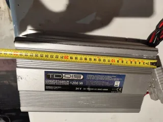 Inversor 1200W 24V DC a 230V
