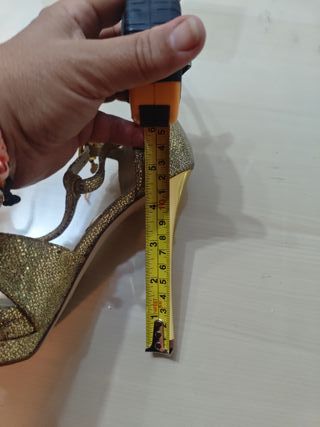 Zapatos Michael Kors Dorados Brillantes