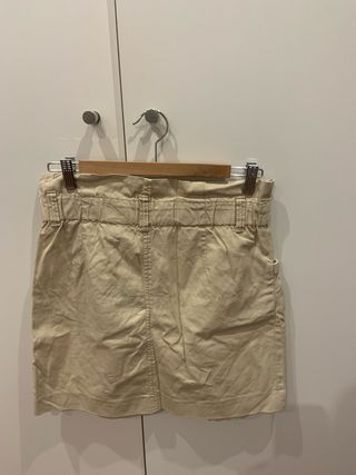 Falda Zara Beige Talla M