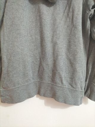Sudadera Gris con Estampado Brooklyn