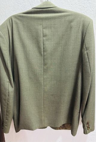 Traje de chaqueta hombre gris verdoso