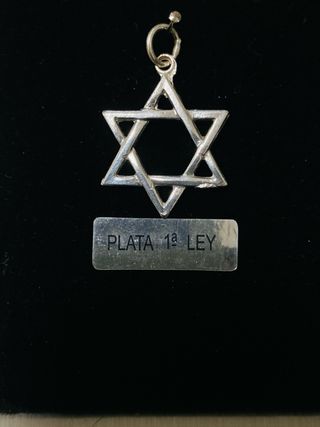 Estrella de David Plata de Ley 925