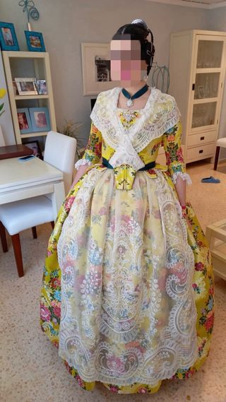Traje de Fallera Multicolor