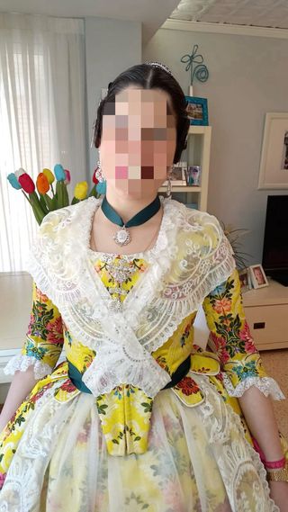 Traje de Fallera Multicolor
