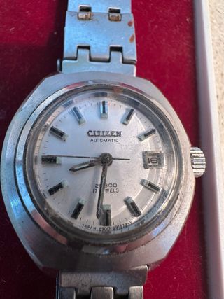 Reloj Citizen Automático Mujer Plata