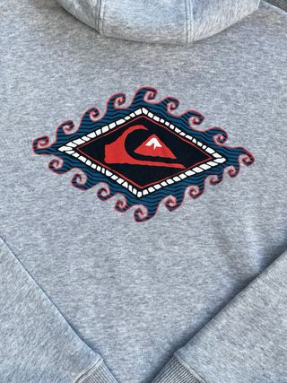 Sudadera Quiksilver Gris Logo