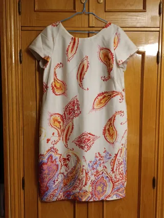 vestido de raso Azuaga