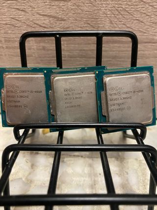 3x Intel Core i5-4590 Procesadores