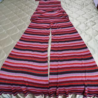 Conjunto pantalón y top rayas