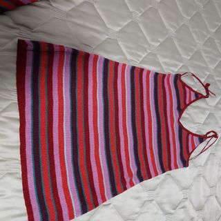 Conjunto pantalón y top rayas