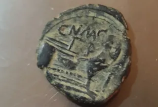 Republica romana As Cneo Pompeyo Jr.46-45 AC. 