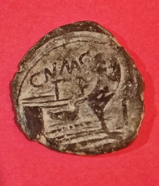 Republica romana As Cneo Pompeyo Jr.46-45 AC. 