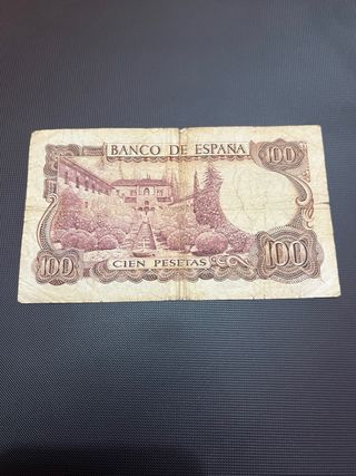 Billete 100 pesetas Banco de España 1970