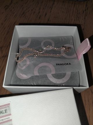 Pulsera Pandora Oro Rosa Circonitas