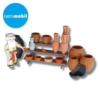 Puesto Alfarería Mercado Playmobil