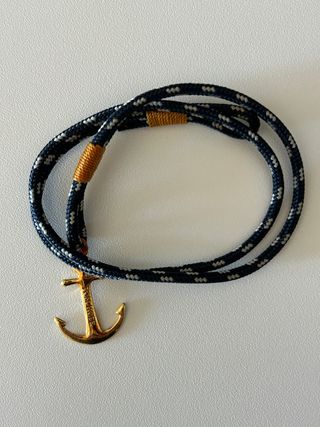 Bracciale Tom Hope Ancora Blu Oro