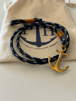Bracciale Tom Hope Ancora Blu Oro