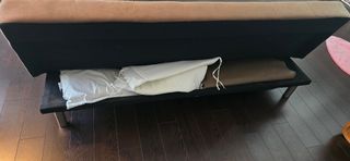 Sofá Cama Beige Tela