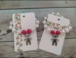12   pulseras colgante Niña 