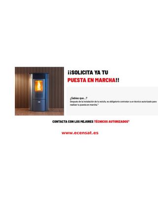 Estufa de pellets nueva CERO REM - 10 kW ESA67085C