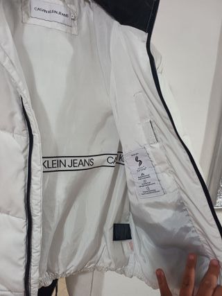 Chaqueta Calvin Klein Jeans Blanca