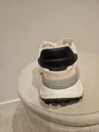 Phil model Zapatillas Hombre Blancas y Negras