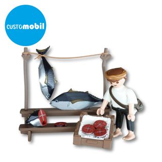 Playmobil Puesto de Atunes Mercado