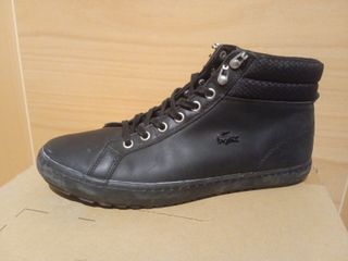 Media bota Lacoste piel negra thinsulate talla 43