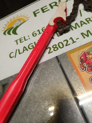 Llave Cadena Reversible Montaje Tuberías