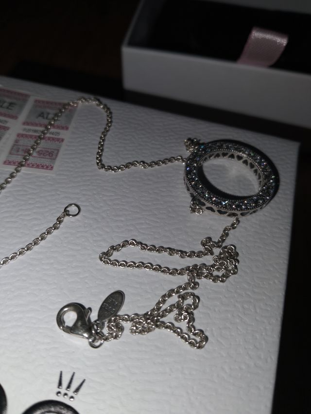 Collar Pandora Plata Ley Circonitas no rebajo