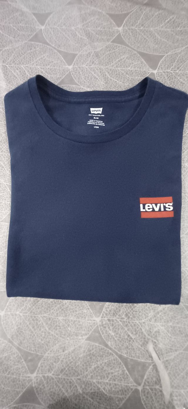 Camiseta Levi's Azul Talla L Slim